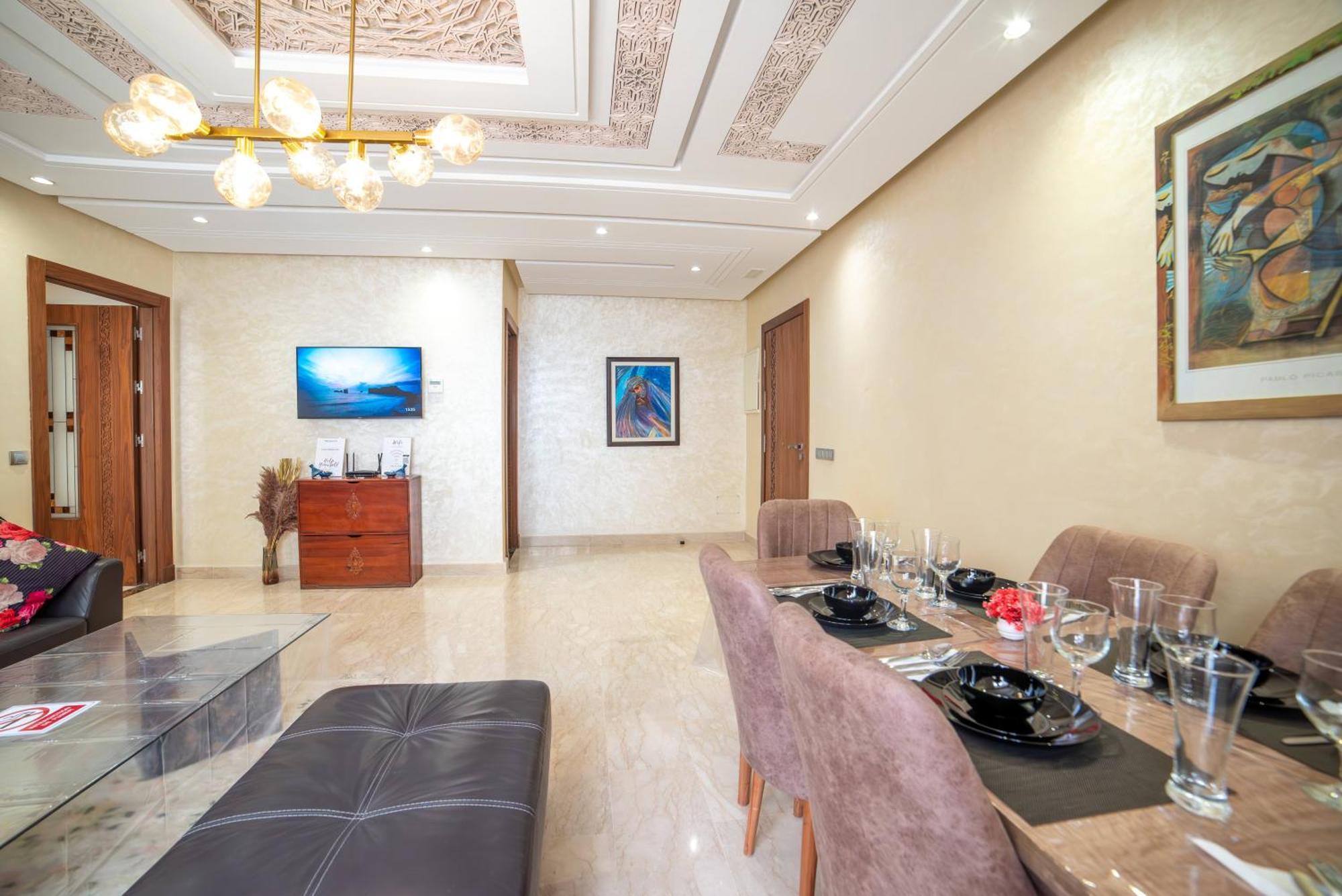 Luxury Seafront Apartment 101Sqm With Wi-Fi And Parking Агадир Экстерьер фото